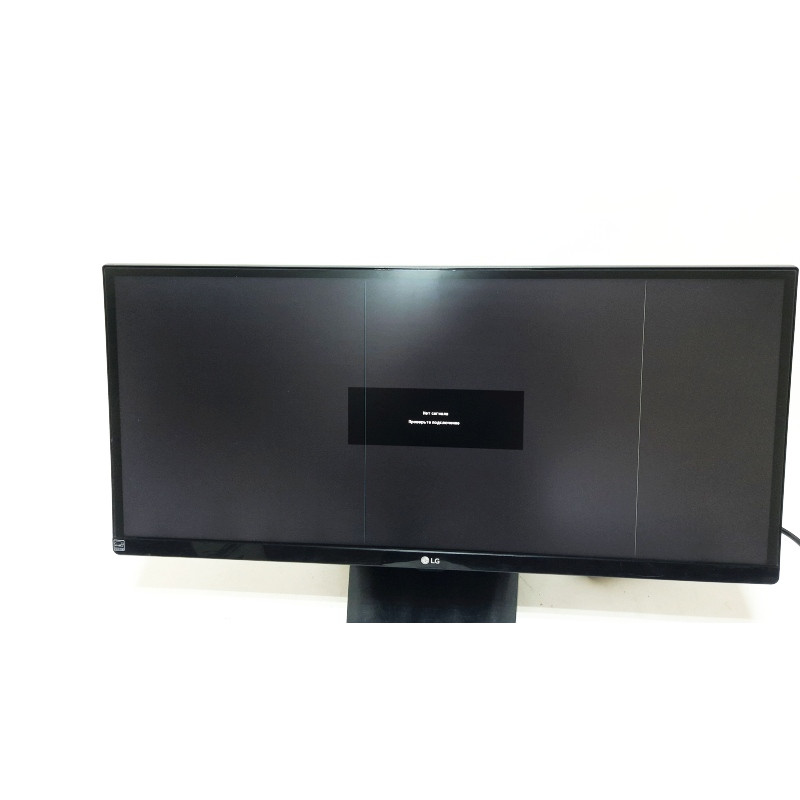 Уцінка! БУ Монітор 29" LED IPS, LG 29UM67, 2560 x 1080, 5 мс, 21:9, DVI, HDMI, DPort (смуги)