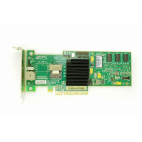 БУ RAID-контроллер LSI MegaRAID SAS 8704EM, SAS, PCI-e x8, 3GB/S, 1x SFF-8087 (mini SAS)