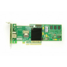Used RAID controller LSI MegaRAID SAS 8704EM, SAS, PCI-e x8, 3GB/S, 1x SFF-8087 (mini SAS)