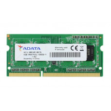 БУ Оперативная память 4 ГБ, DDR3L, для ноутбуков, ADATA (1600 МГц, 1.35 В, CL11, AO1L16BC4R1-BX7S)