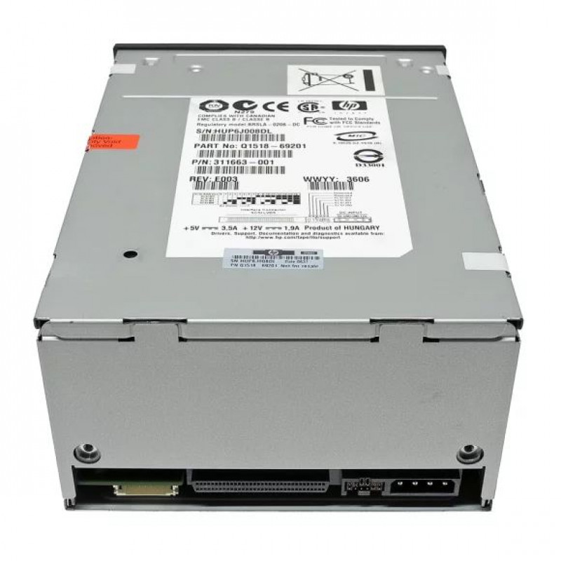 HP StorageWorks Ultrium 460 200GB LTO2 LVD Internal Tape Drive (BRSLA-0206-DC)