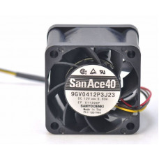 БУ Вентилятор для корпусу SanAce40 9GV0412P3J23, 40х40х28мм (12v 0.60a 4wire)