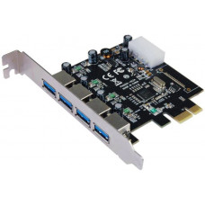 USB Port Controller St-Lab U-1270, PCIe x1, 4 x USB 3.0