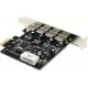 БУ Контролер USB-портів St-Lab U-1270, PCIe x1, 4 x USB 3.0