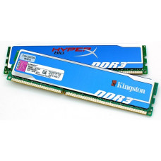 БУ Оперативная память 4 ГБ (2x2GB), DDR3, для ПК, Kingston (1600 МГц, 1.65 В, CL9, KHX1600C9D3B1/4G)