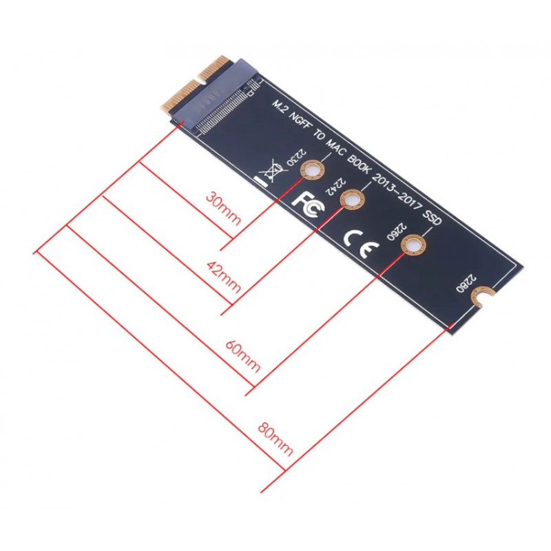 Адаптер M.2 NVME SSD для MacBook Air Pro Retina 2013-2017