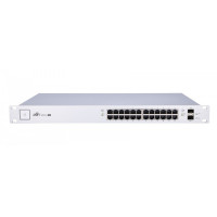 БУ Коммутатор управляемый Ubiquiti US-24-250W, 24xGbit, 24xPoE, 2xSFP, Console
