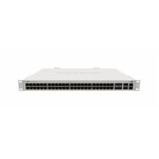 БУ Коммутатор управляемый Mikrotik CRS354-48G-4S+2Q+RM, 48xGbit, 4xSFP+, Console
