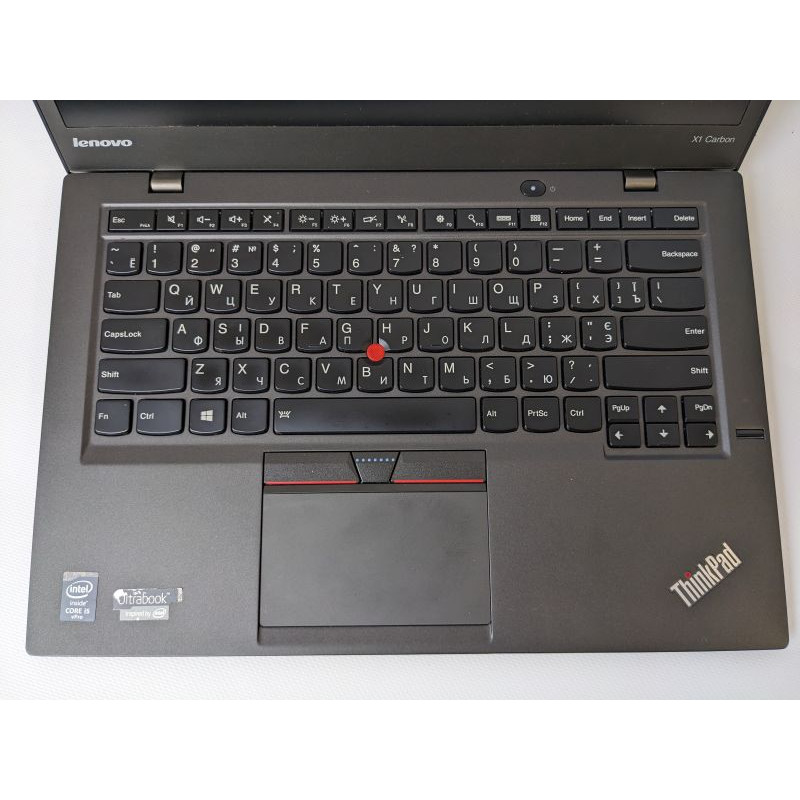 БУ Ноутбук 14" Lenovo ThinkPad X1 Carbon Gen 3, Core i5-5200U (2.2 ГГц) 4GB DDR3, 120Gb SSD