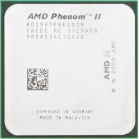 БУ Процесор sAM3 AMD Phenom II X4 Black 965, 3,4-3,4 МГц, 4-4 core, 125W