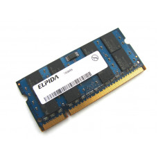 RAM RAM 2 GB, DDR2, for laptops, Elpida (667 MHz, 1.8 V, CL5, EBE21UE8AESA-6E-F)