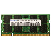 БУ Оперативна пам`ять 2 ГБ, DDR2, для ноутбуків, Samsung (667 МГц, 1.8 В, CL5, M470T5663RZ3-CE6)