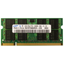 БУ Оперативна пам`ять 2 ГБ, DDR2, для ноутбуків, Samsung (667 МГц, 1.8 В, CL5, M470T5663RZ3-CE6)
