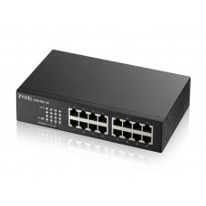 Used Switch unmanaged ZyXEL GS1100-16, 16xGbit