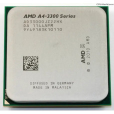БУ Процесор sFM1 AMD A4-3300, 2,5-2,5 МГц, 2-2 core, AMD Radeon HD6410D, 65W