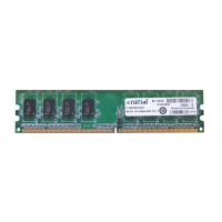 БУ Оперативна пам`ять 1 ГБ, DDR2, для ПК, Crucial (800 МГц, 1.8 В, CL6, CT12864AA800.M8FE)