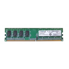 БУ Оперативная память 1 ГБ, DDR2, для ПК, Crucial (800 МГц, 1.8 В, CL6, CT12864AA800.M8FE)