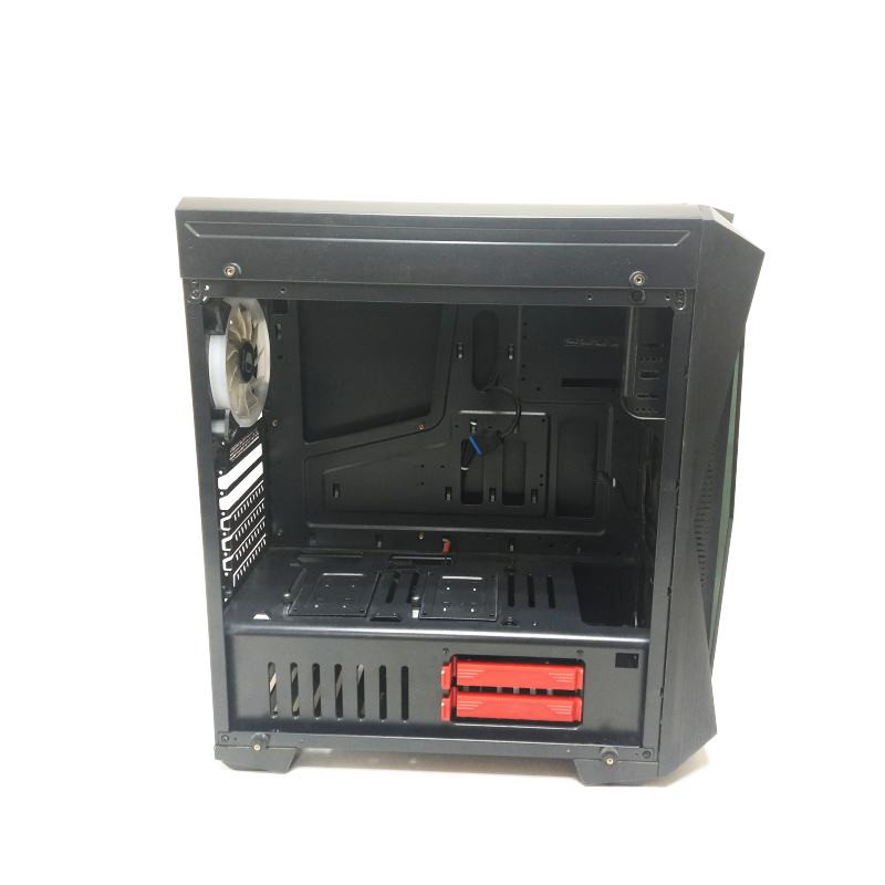 БУ Корпус Qube FLAME_FCNU3 RGB, 455x200x510, без БП (нижній) ATX