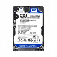 Used Hard drive 320 GB Western Digital (for laptop, 2.5", 5400 rpm, 8 MB, SATAII, WD3200BEVS)