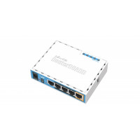 Used Router MikroTik RB951Ui-2nD, 2.4 GHz, Wi-Fi 802.11n, 5 x 100 Mbit/s, USB, PoE in