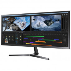 БУ Монітор 34" LED VA, Samsung S34J550WQU, 3440 x 1440, 4 мс, 21:9, HDMI, DPort, S34J550WQU