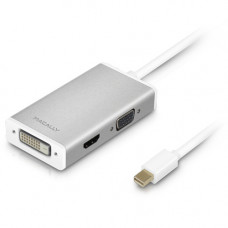Macally Mini DisplayPort to DVI/HDMI/VGA Adapter (MD-3N1-4K)