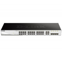 БУ Комутатор керований D-Link DGS-1210-28, 24xGbit, 4xSFP