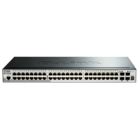 БУ Комутатор керований D-Link DGS-1510-52, 48xGbit, 2xSFP, 2xSFP+, Console
