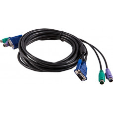 БУ Кабель для KVM-перемикача D-Link DKVM-CB3, VGA + 2 x PS/2, 3м