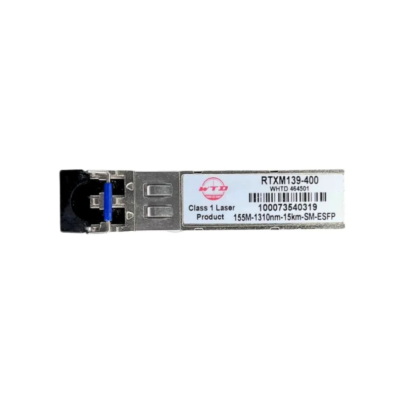 Used SFP module WTD RTXM139-400, dual LC, 1310nm, 1 Gbps, 15km