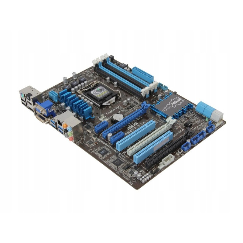 Used Motherboard s1155, ASUS P8Z77-V LK (4xDDR3, Intel Z77, VGA, DVI, HDMI, DPort, ATX)