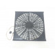 Used Aerocool case fan DFB372012H, 400x400x15mm (12V, 7.2W, 3pin/molex)