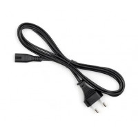 Cablexpert power cable 1.5m 2pin (2x0.75mm2, C7 to C16, straight connector, black)