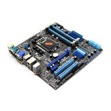 Used Motherboard s1156, ASUS P7H55-M SI (4xDDR3, Intel H55, VGA, DVI, HDMI) Without a plug!