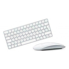 БУ Комплект (клавіатура та миша) Apple Magic Keyboard + Magic Mouse 2 Silver (A1657, A1466, ENG/RU)