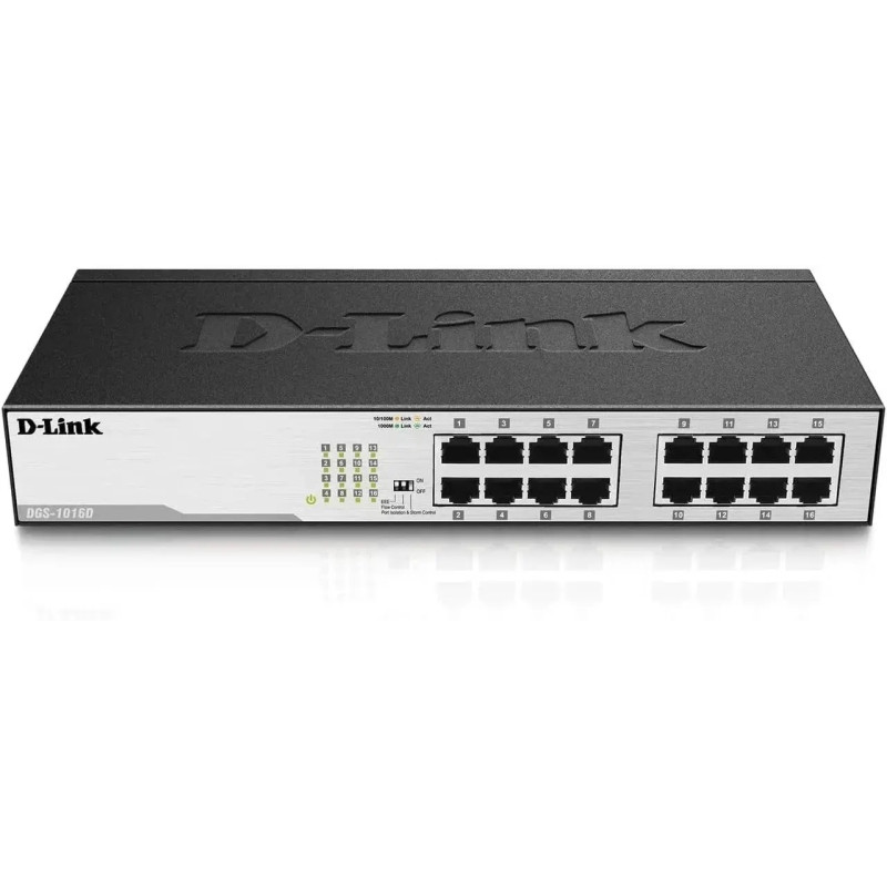 Used Switch unmanaged D-Link DGS-1016D, 16xGbit