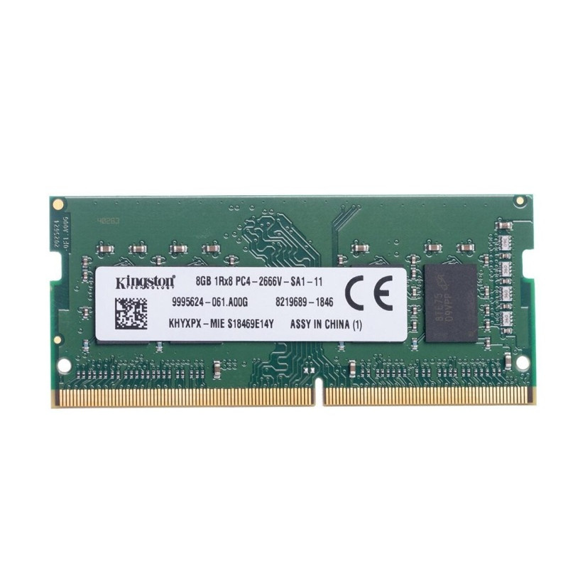 БУ Оперативная память 8 ГБ, DDR4, для ноутбуков, Kingston (2666 МГц, 1.2 В, CL18, KHYXPX-MIE)
