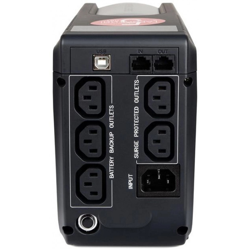 БУ ДБЖ лінійно-інтерактивний Powercom IMD-825AP LCD, 825VA, 495W, Tower, без АКБ