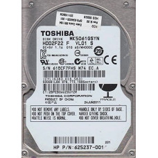 Used Hard drive 500 GB Toshiba (for laptop, 2.5", 7200 rpm, 16 MB, SATAII, MK5061GSYN)