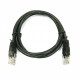 Used Patch cord Kingda PAUT3100 10 pcs. (UTP 1m, Ethernet (RJ45), 5E, black)