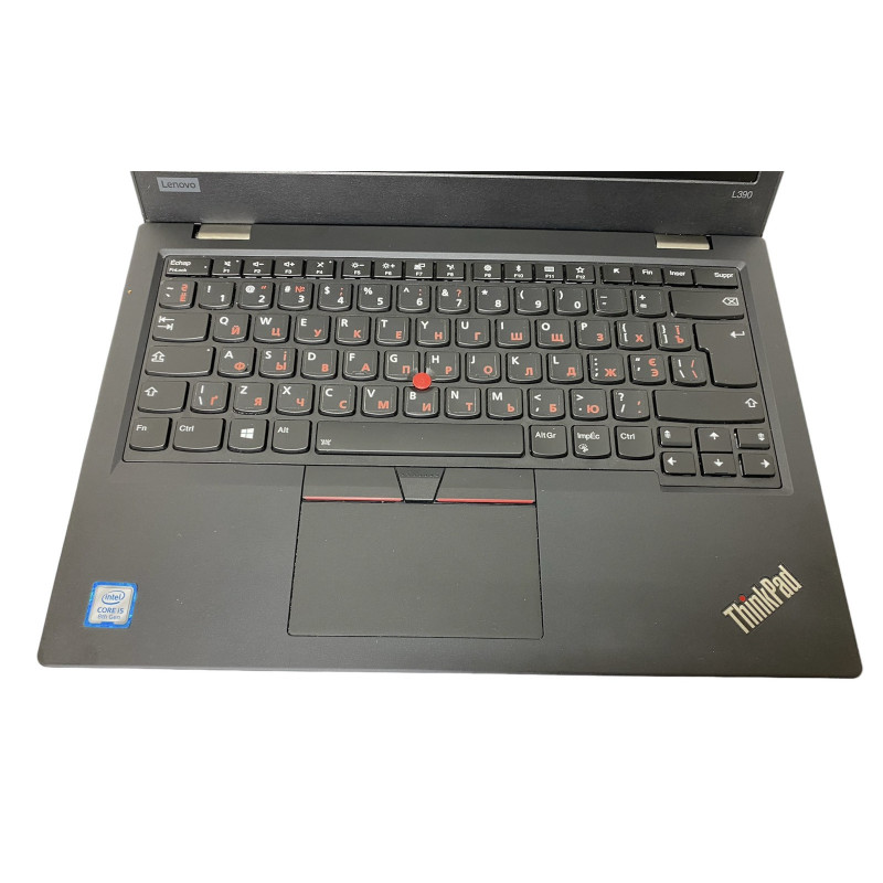 БУ Ноутбук 13.3" Lenovo ThinkPad L390, Core i5-8265U (1.6 ГГц) Intel HD 620, 8GB DDR4, 256Gb SSD M.2