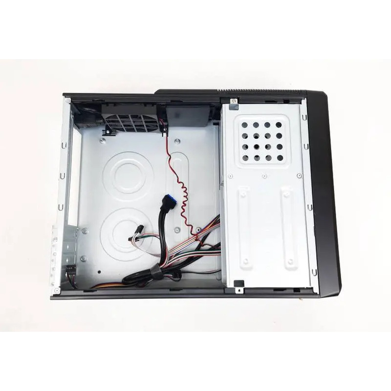 Used Case Logicpower S602 BS Slim, card reader, 2xUSB2.0, 2xUSB3.0, Black, 400W PSU