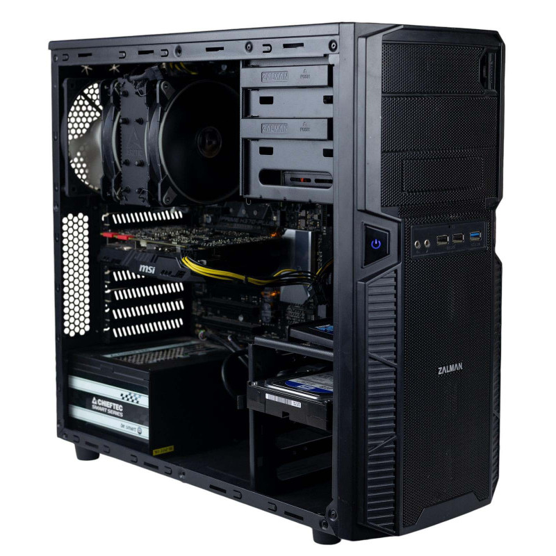 AS-IT Gaming PC, Core i9-9900KF, GTX 1070(8GB), H370, 16GB DDR4, 240GB SSD, 1TB HDD, 700W