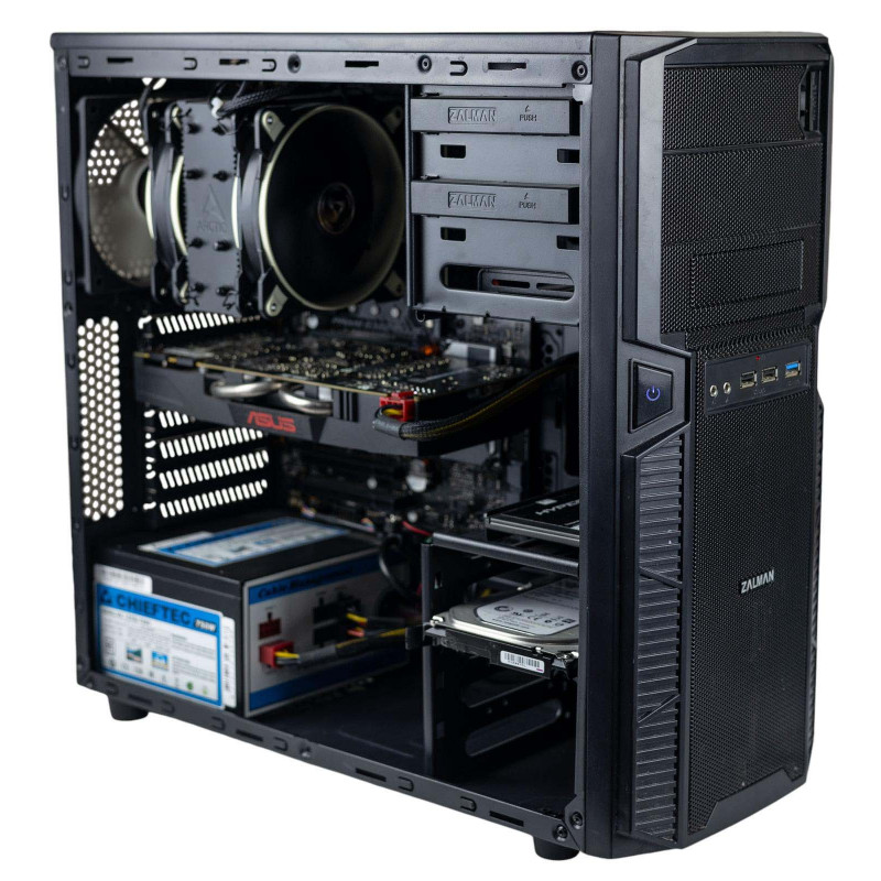 AS-IT Gaming PC, Intel i9-9900KF, GTX 1070(8GB), B360, 32GB DDR4, 480GB SSD, 1TB HDD