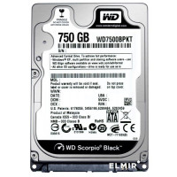 Used Hard Drive 750 GB Western Digital (2.5", 7200 rpm, 16 MB, SATAII, WD7500BPKT)