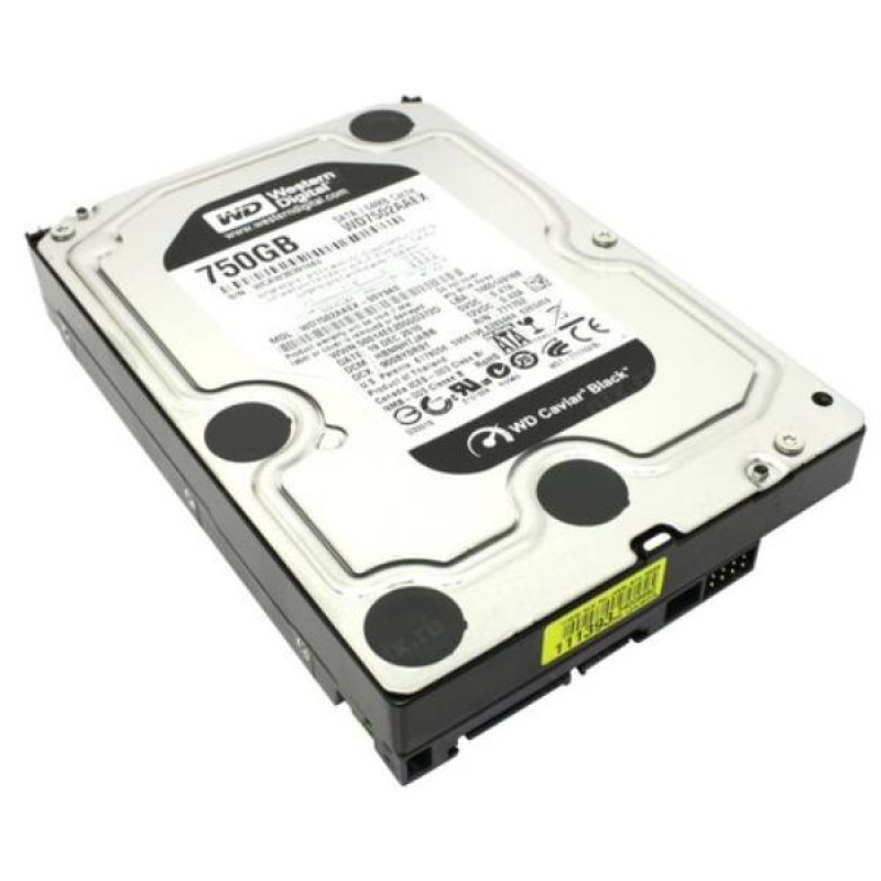 Used Hard drive 750 GB Western Digital (3.5", 7200 rpm, 64 MB, SATAIII, WD7502AAEX)