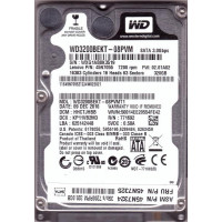 БУ Жорсткий диск 320 ГБ Western Digital (2.5", 7200 об/хв, 16 МБ, SATAIII, WD3200BEKX)