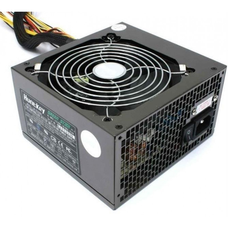 БУ Блок живлення 450W HuntKey LW-6550HG (20+4pin, 1x6pin, 1x120мм)