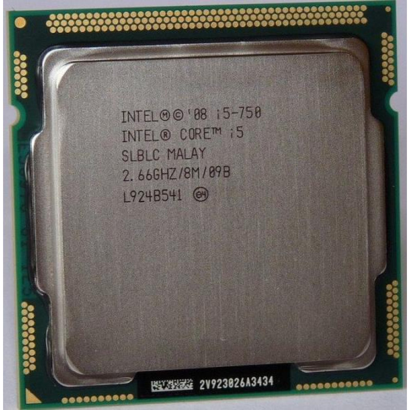 БУ Процесор s1156 Intel Core i5-750, 2,66-3,2 МГц, 4-4 core, Ні, 95W