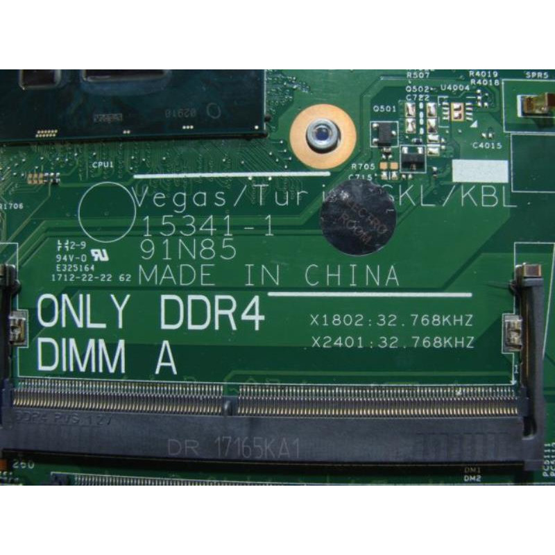 БУ Материнська плата для ноутбука Dell Inspiron 15-3567 (RY2Y1, 91N85, CPU: i3-7100U, DDR4)